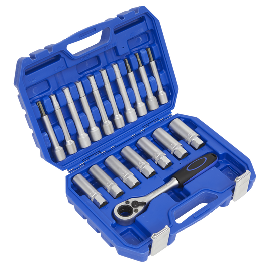 Sealey Shock Absorber Strut Nut Kit Go-Through Design -18 Pieces VS0331