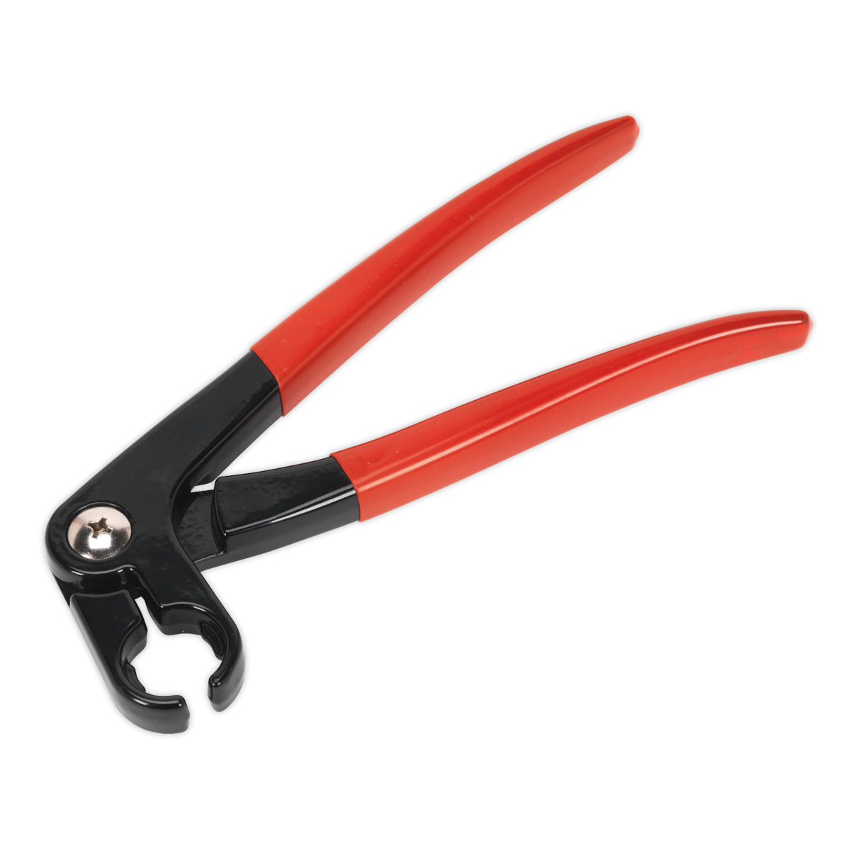Sealey Fuel Feed Pipe Pliers Aluminium Alloy Construction - Red/Black VS0458