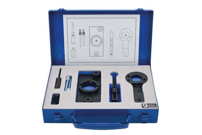 LASER 6911 Engine Timing Belt Tool Kit For Vauxhall Opel 2.0 CDTi Engines Steel