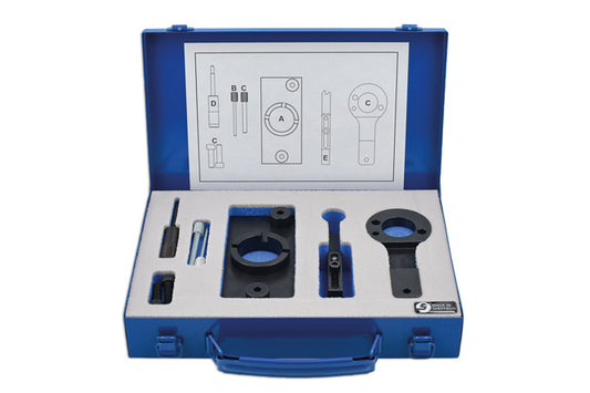 LASER 6911 Engine Timing Belt Tool Kit For Vauxhall Opel 2.0 CDTi Engines Steel