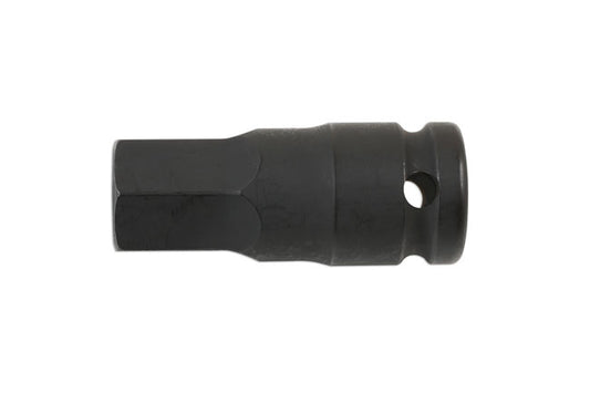 LASER 6913 Screwdriver Allen Key Impact Hex Bit 1/2" Drive 19mm CrMo Steel