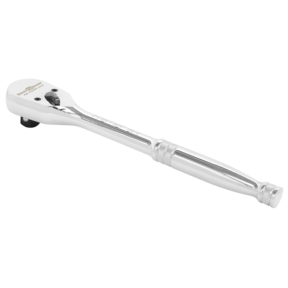 Sealey Ratchet Wrench 1/2" Square Drive Dust-Free Pear-Head Flip Reverse AK662DF