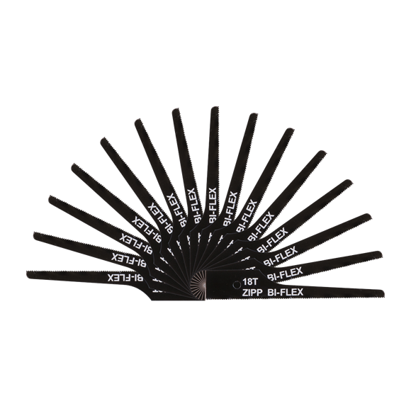 Sealey HSS Air Saw Blade Power Tool Accessory 18 TPI Pack of 15 Pcs SA345/B1815