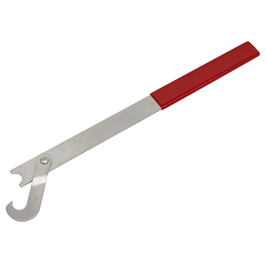 Sealey Viscous Fan Holding Tool With Vinyl Dipped Handle Silver/Red VS095