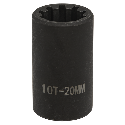 Sealey 1/2" Square Drive 20mm 10 Point Profile Brake Caliper Socket Tool VS0984