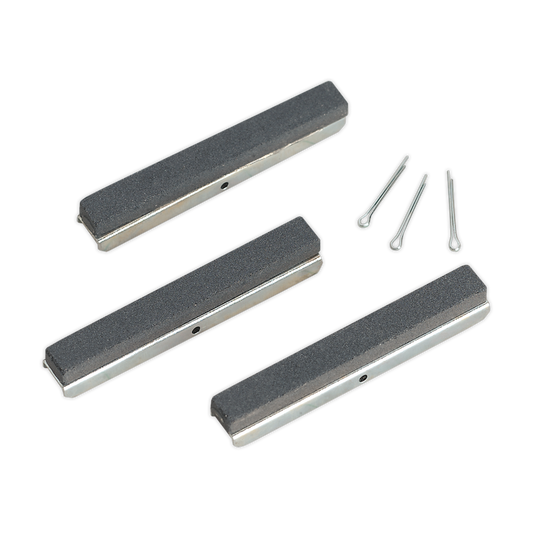 Sealey Stones 75mm Medium For Model VS162 Glaze Breaker Pack of 3 Pieces VS1621