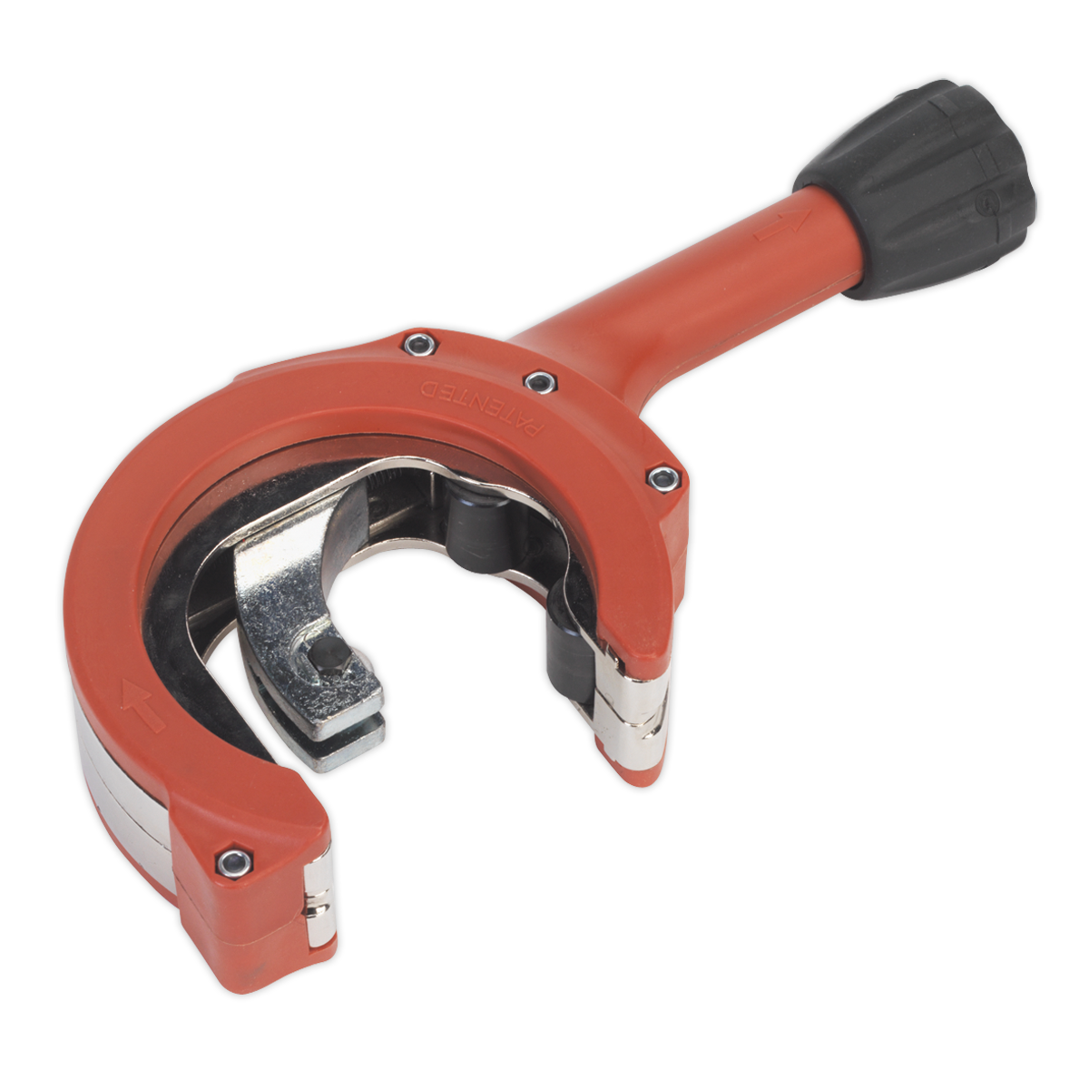 Sealey Universal Exhaust Pipe Cutter Ratcheting Ø29-67 mm - Red VS16371