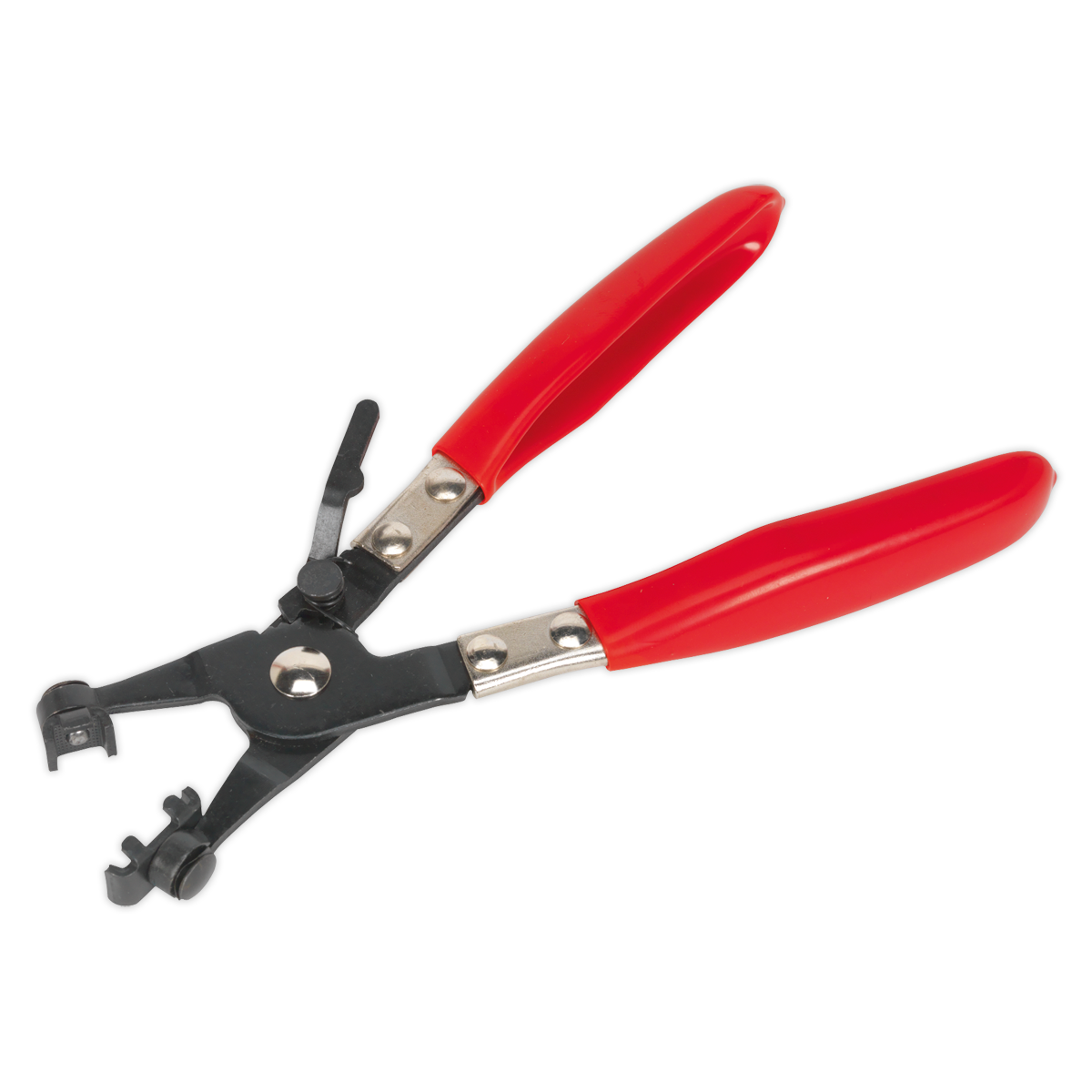 Sealey Hose Clip Pliers With Ratchet Locking Mechanism & Swivel Jaws VS166