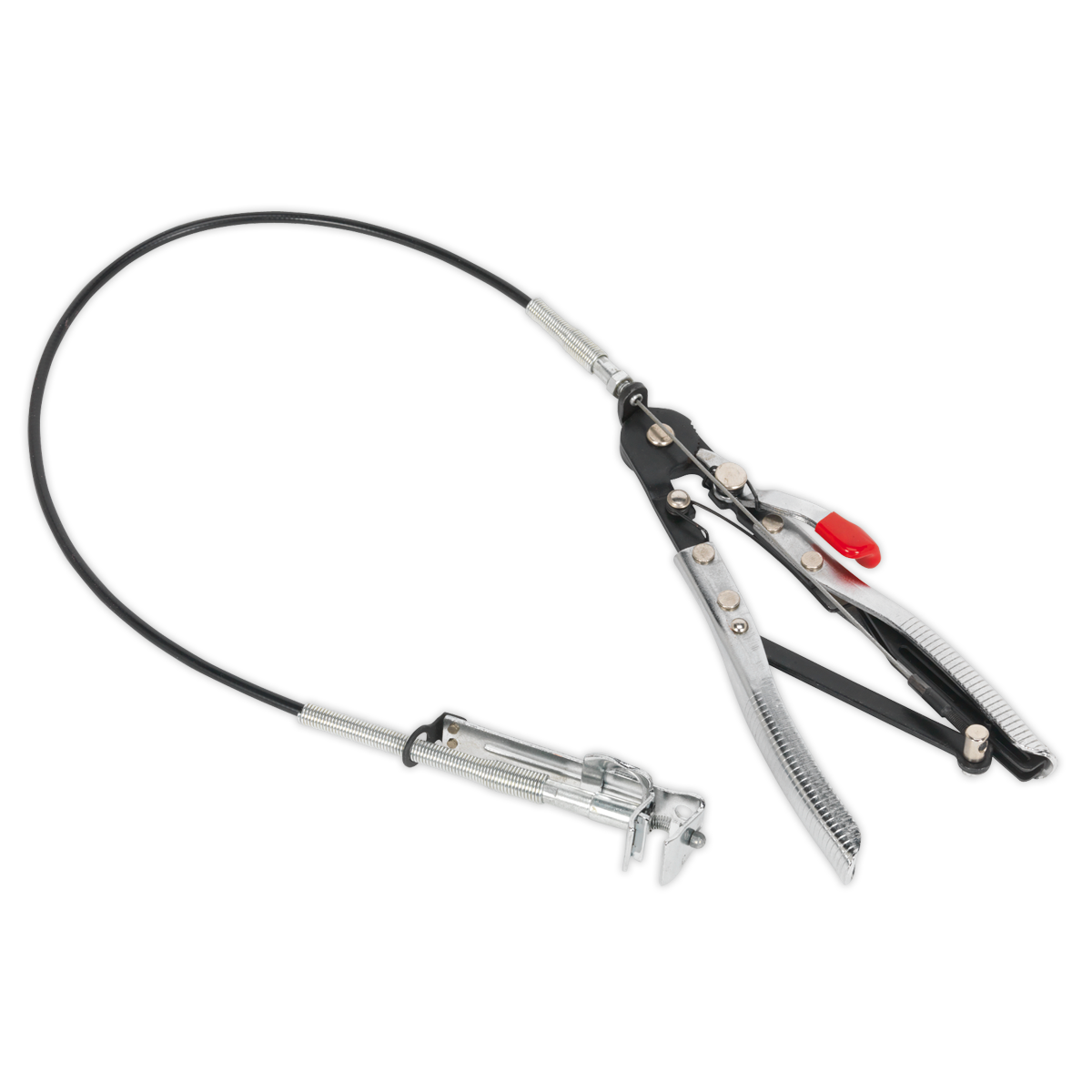 Sealey Heavy Duty Hose Clip Tool Remote Action 500mm Long Flexible Shaft VS1670