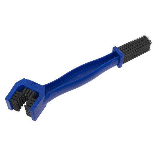 Sealey Angled Motorcycle Chain Brush For Use on All Chain Types Blue VS1804