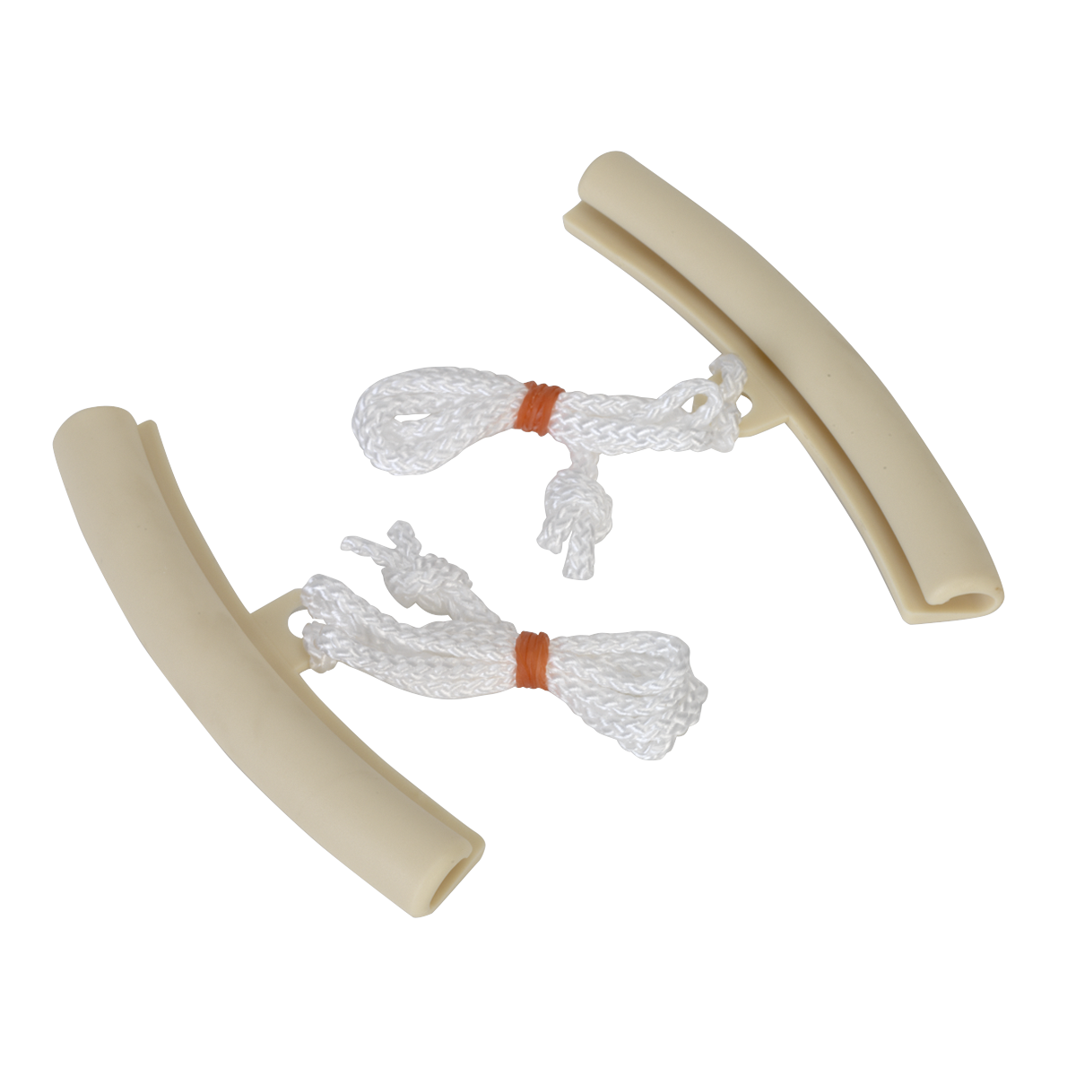 Sealey Rim Protector With Connecting Cord For Motorcycle 2 Pieces White VS1807