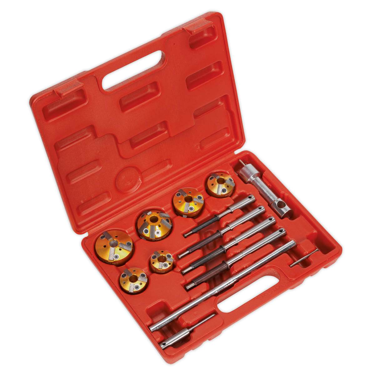 Sealey Valve Seat Cutter For Re-Cutting Inlet/Exhaust With Case 14 Pieces VS1825