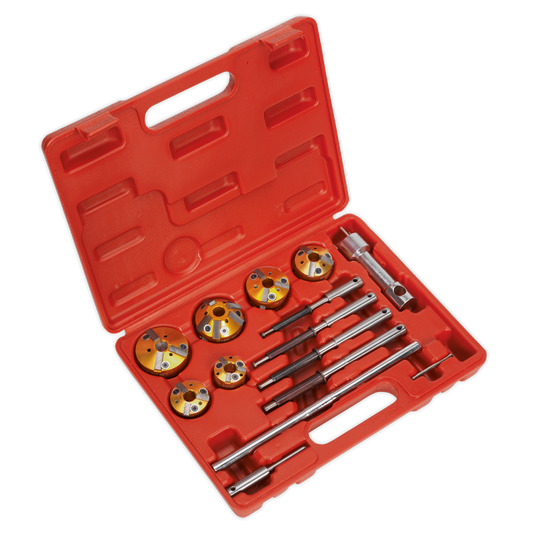Sealey Valve Seat Cutter For Re-Cutting Inlet/Exhaust With Case 14 Pieces VS1825