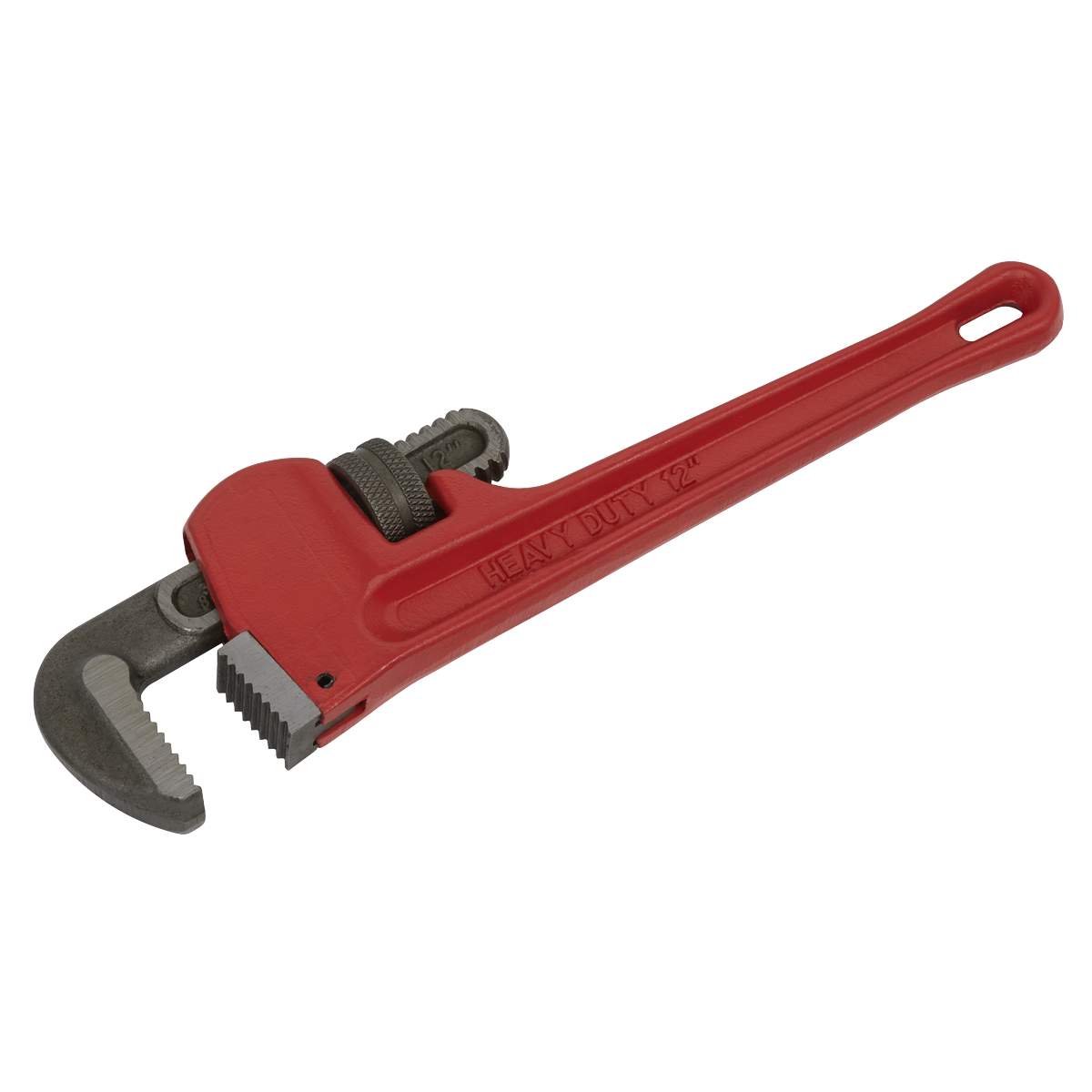 Sealey Pipe Wrench With Hanging Hole European Pattern 300mm Cast Steel  AK5103