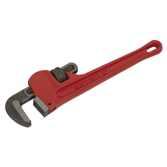 Sealey Pipe Wrench With Hanging Hole European Pattern 300mm Cast Steel  AK5103