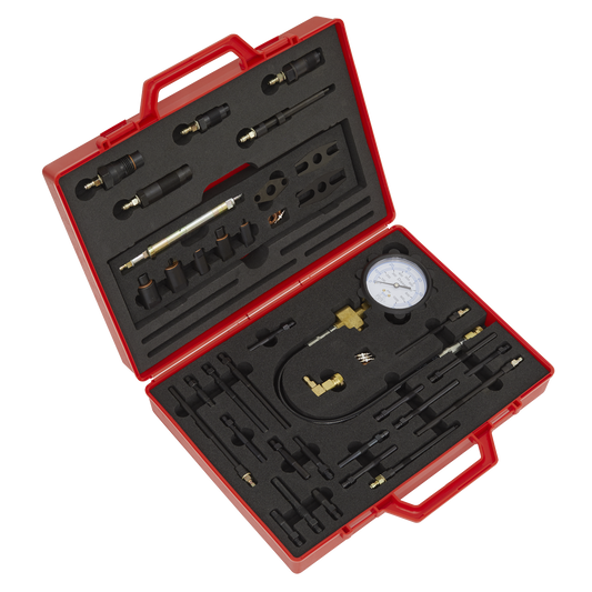 Sealey Diesel Engine Compression Tool Kit Master Supplied In Storage Case VS2044