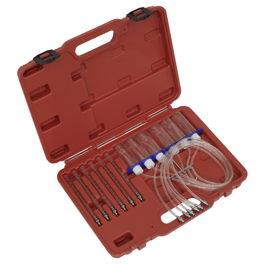 Sealey Diesel Injector Flow Test Kit With Measurement Tubes Common Rail VS2046