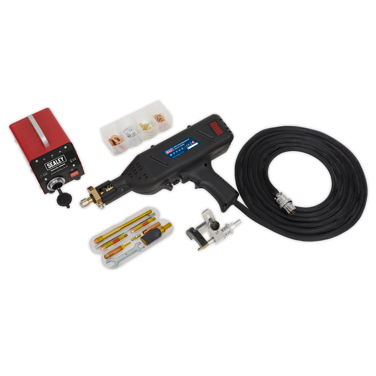 Sealey Stud Welding Kit 230V 230V-13A Plug Fitted For Steel Aluminium SR2000