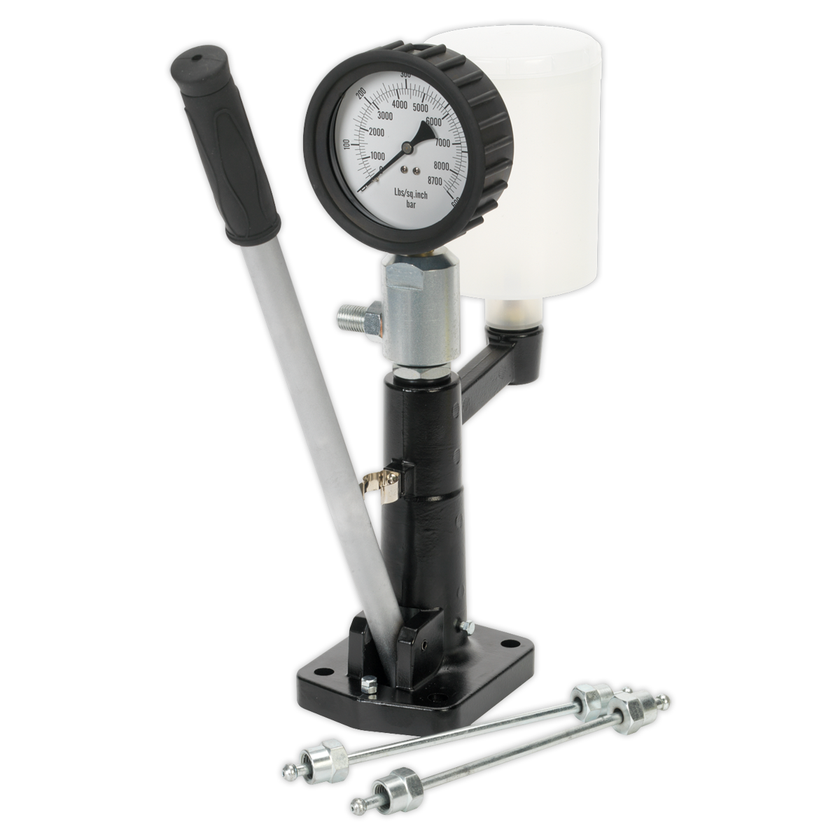 Sealey Diesel Injector Nozzle Tester Ø88mm Gauge With Rubber Bumper VS2058