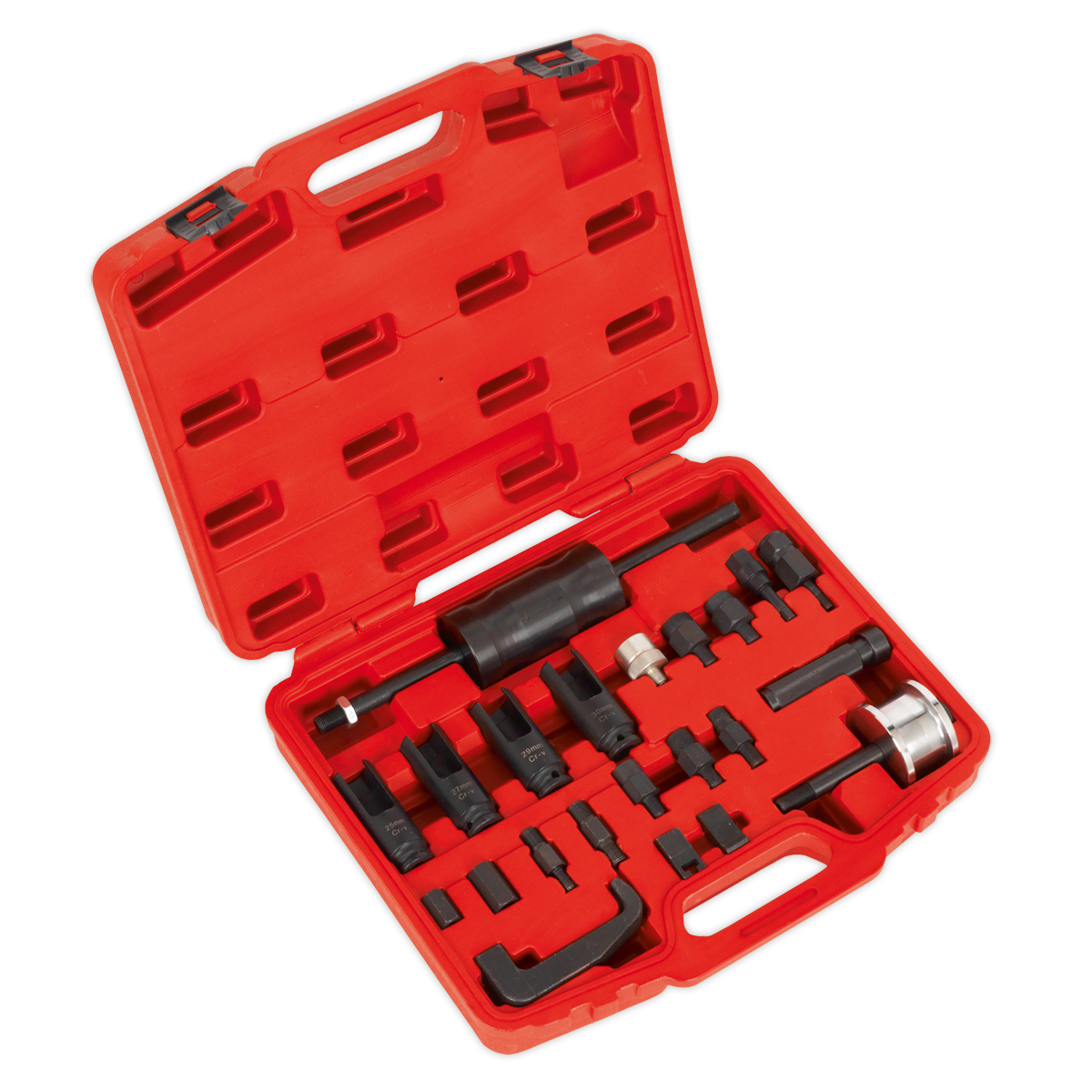 Sealey Diesel Injector Master Kit Supplied In Storage Case Black VS2064