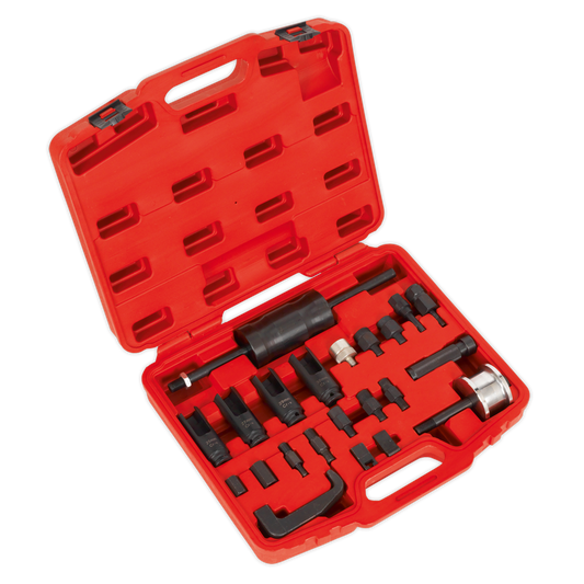 Sealey Diesel Injector Master Kit Supplied In Storage Case Black VS2064