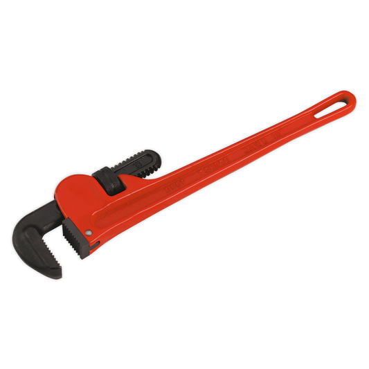 Sealey Pipe Wrench With Hanging Hole European Pattern 450mm Cast Steel AK5105