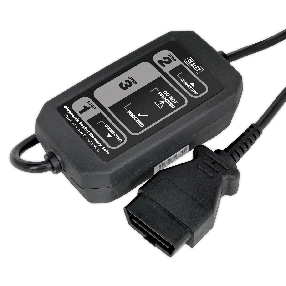 Sealey Diagnostic Socket Memory Safe With Bright LED - EOBD 1.8m Cable VS2073