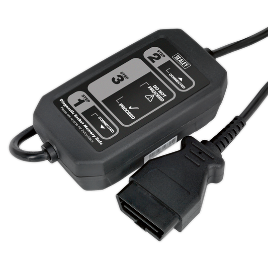 Sealey Diagnostic Socket Memory Safe With Bright LED - EOBD 1.8m Cable VS2073