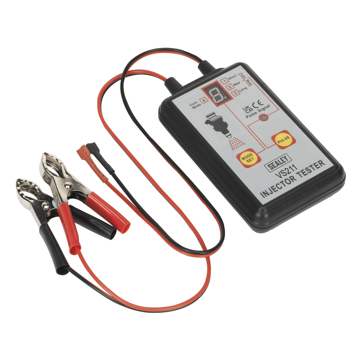 Sealey Fuel Injector Test Device Diagnostic For 12V Vehicle Battery Petrol VS211