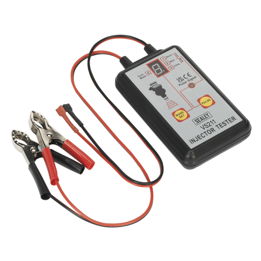 Sealey Fuel Injector Test Device Diagnostic For 12V Vehicle Battery Petrol VS211