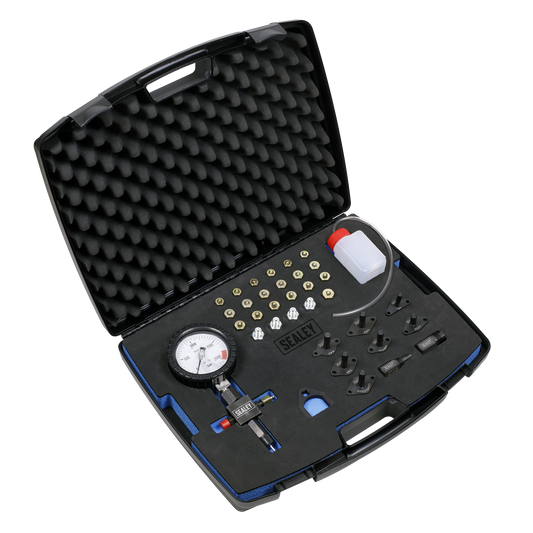 Sealey Diesel High Pressure Pump Test Kit Tool 0-2000 Bar Gauge Pressure VS216