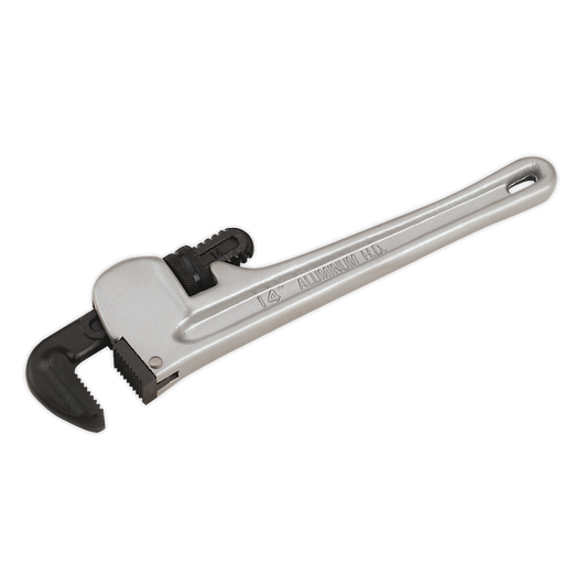Sealey Pipe Wrench European Pattern 350mm With Aluminium Alloy Handle AK5108