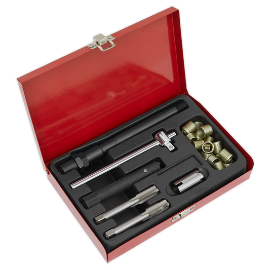 Sealey Spark Plug Thread Repair Kit With Set Of Plug Inserts Time-Saving VS301