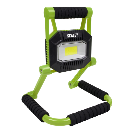 Sealey Rechargeable Portable Fold Flat Floodlight 10W COB LED Li Ion LEDFL10W