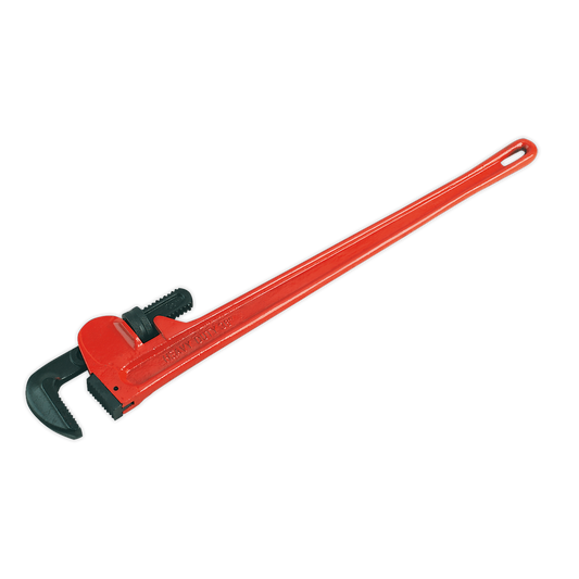 Sealey Pipe Wrench Tool European Pattern 915mm With Cast Steel Handle AK5113