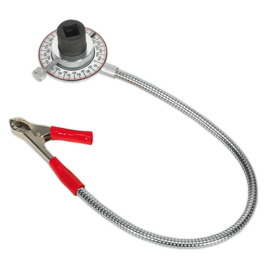 Sealey 1/2" Square Drive Clip-On Angular Torque Gauge - Steel Dial VS431