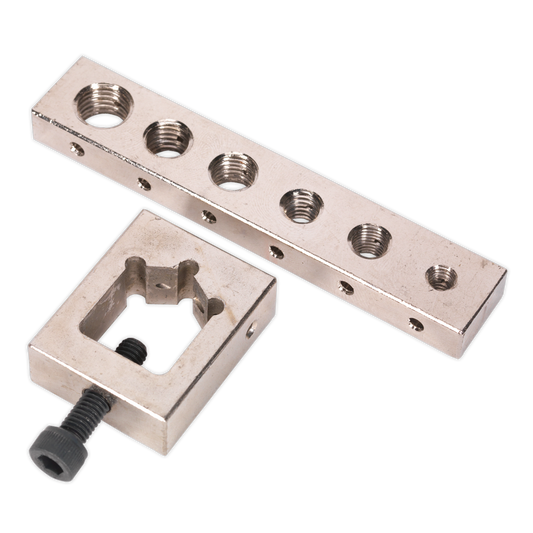 Sealey Nut/Bolt Drill Jig Compact Design Essential Race-Aay Tool Silver VS559