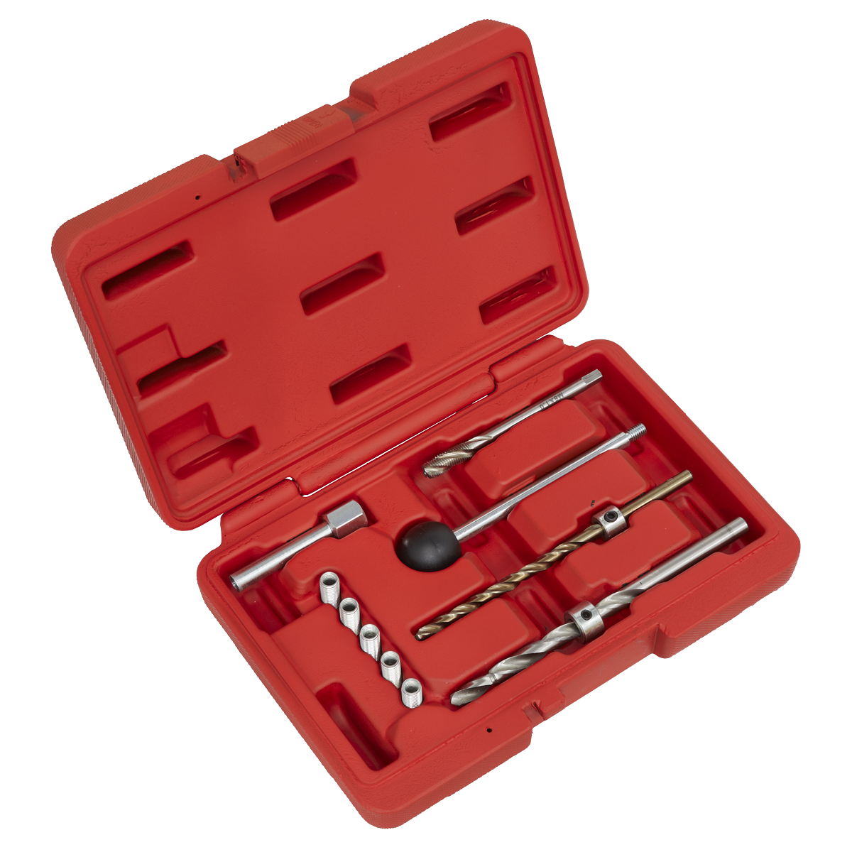 Sealey Fits Mercedes CDi Engine Injector Stud Repair Kit M8 x 1mm Tap VS640