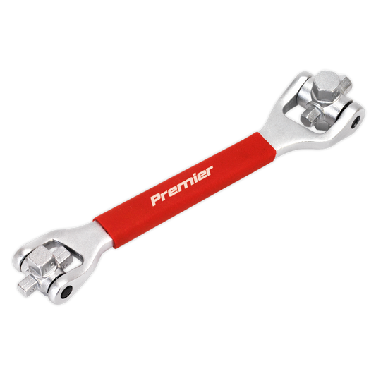 Sealey 8-in-1 Oil Drain Plug Wrench Suitable For Engine/Gearbox/Back Axle VS650