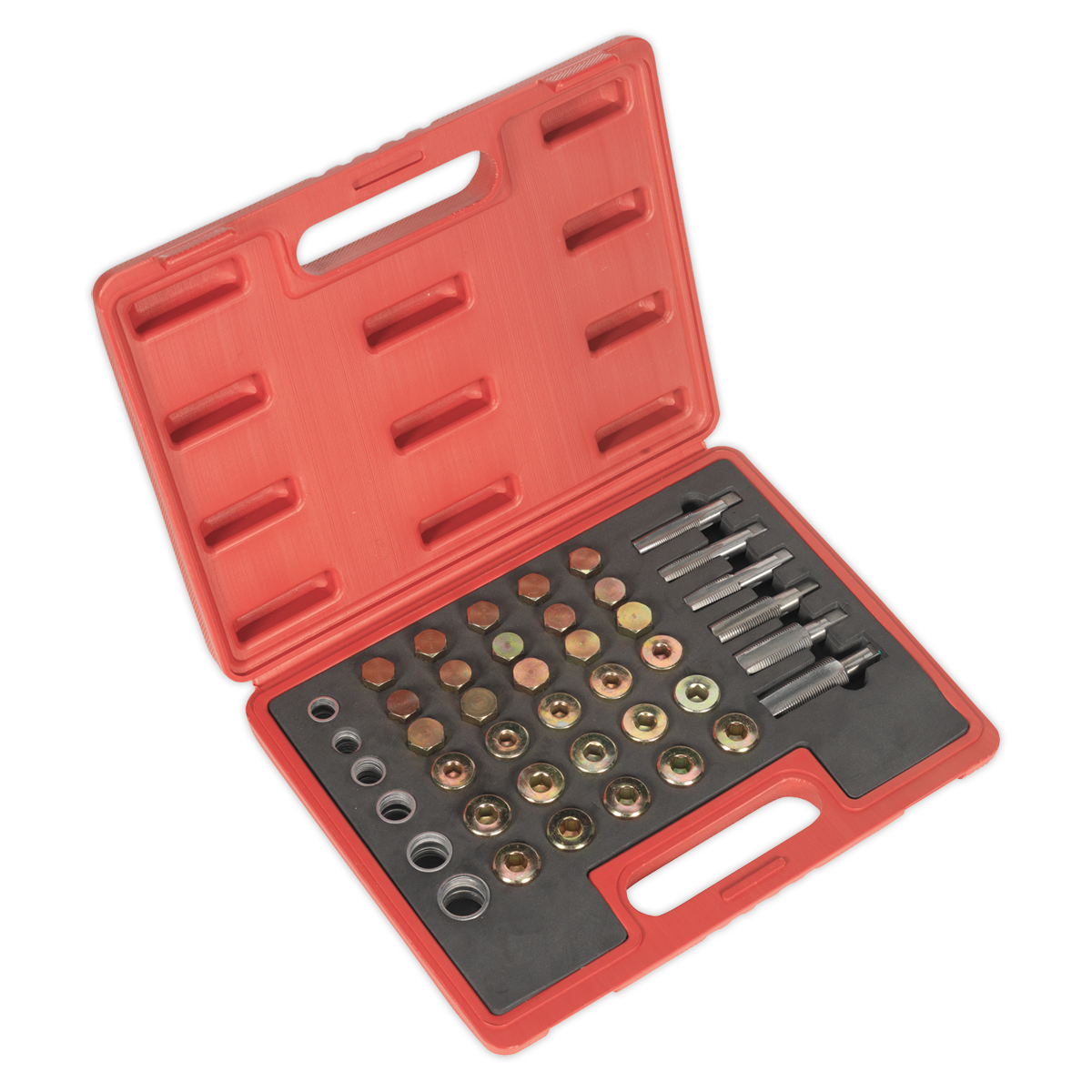 Sealey Oil Drain Plug Master Thread Repair Set Supplied In Storage Case VS661
