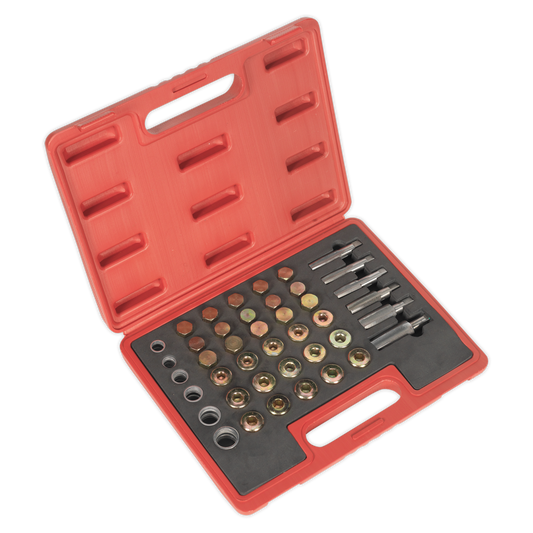 Sealey Oil Drain Plug Master Thread Repair Set Supplied In Storage Case VS661