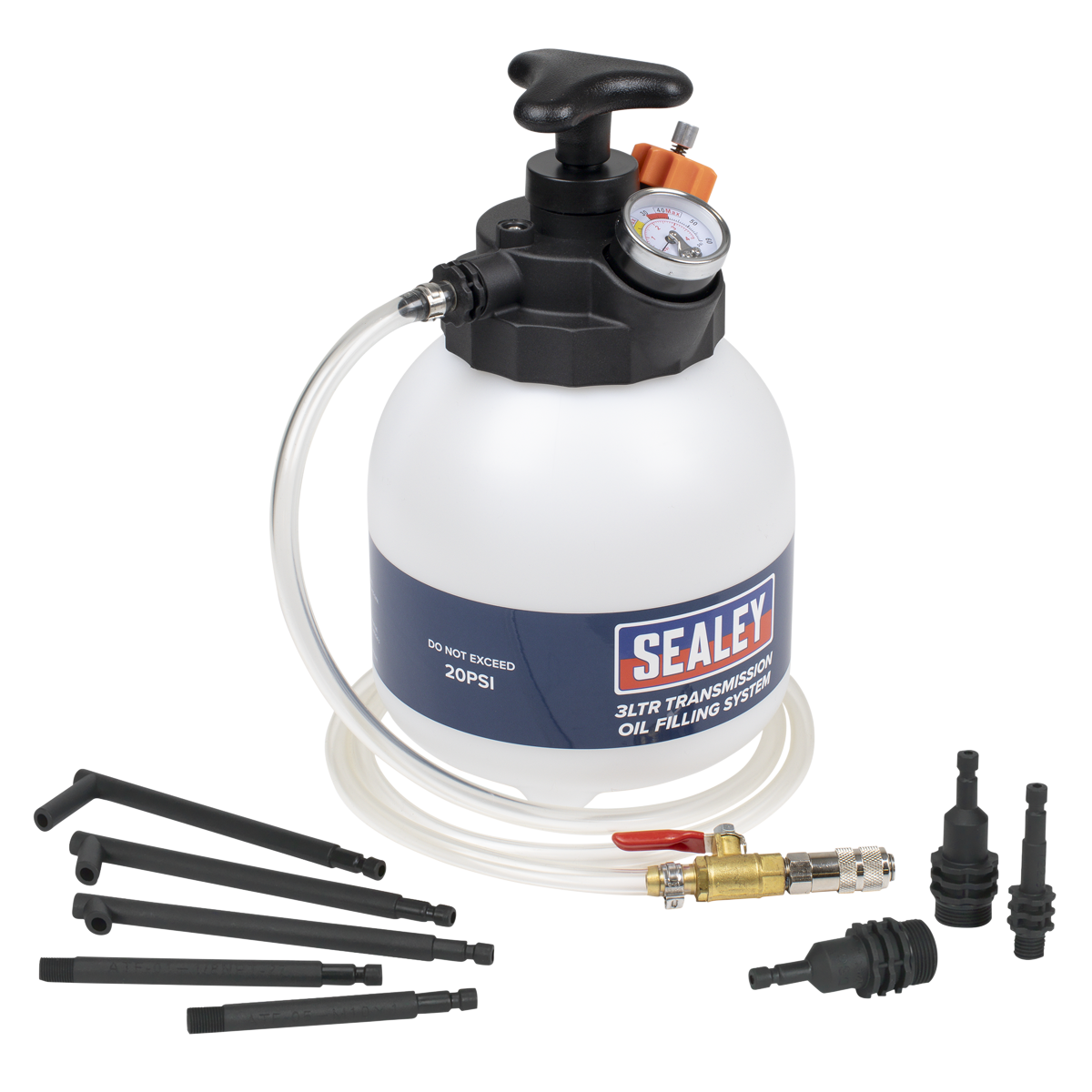 Sealey Transmission Oil Filling System With Depressurising Valve 3L VS70095