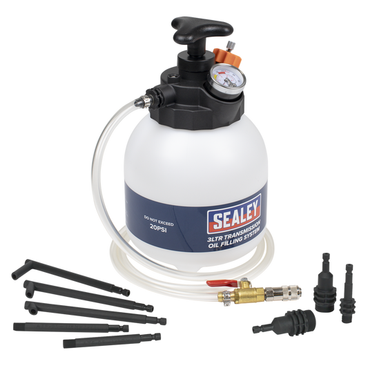 Sealey Transmission Oil Filling System With Depressurising Valve 3L VS70095