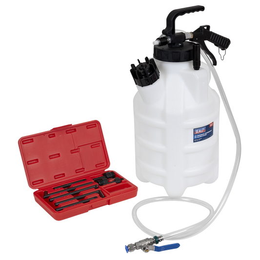 Sealey Pneumatic Transmission Oil Filling System With Safety Valve 10L VS7019