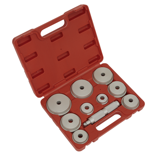 Sealey 10 Pieces Aluminium Bearing Race & Seal Driver Set - Silver VS703