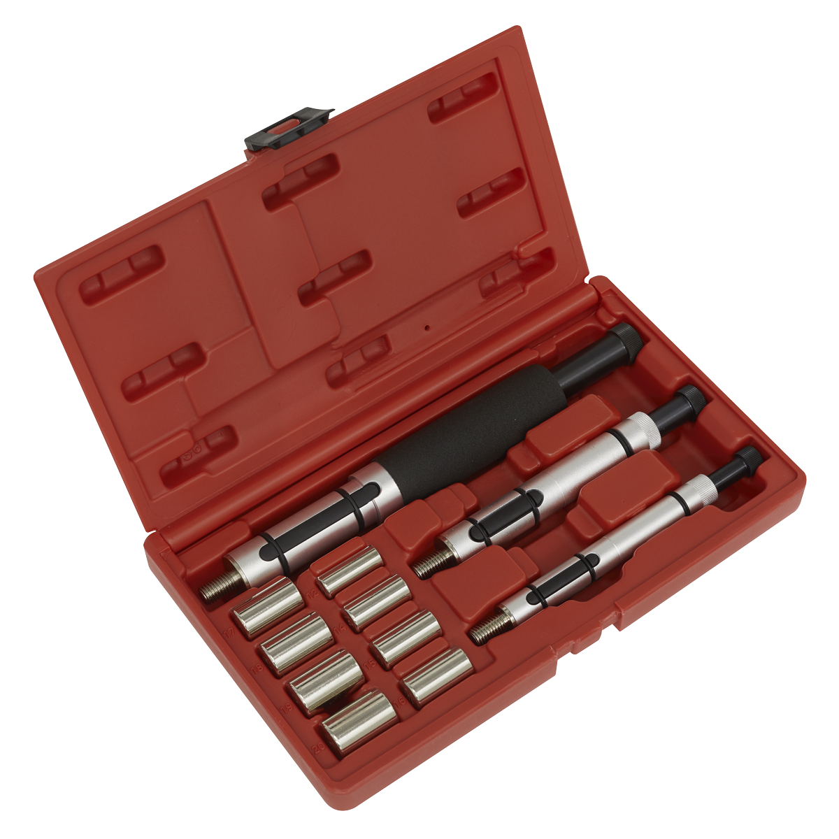 Sealey Clutch Alignment Tool Set 8 Interchangeable Spigot Adaptors 11pc VS711