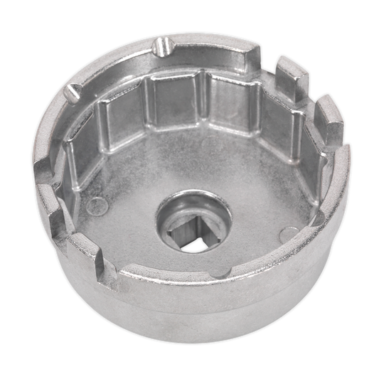 Sealey Oil Filter Cap Wrench Aluminium Alloy Ø64.5mmx14 Flutes For Toyota VS7111