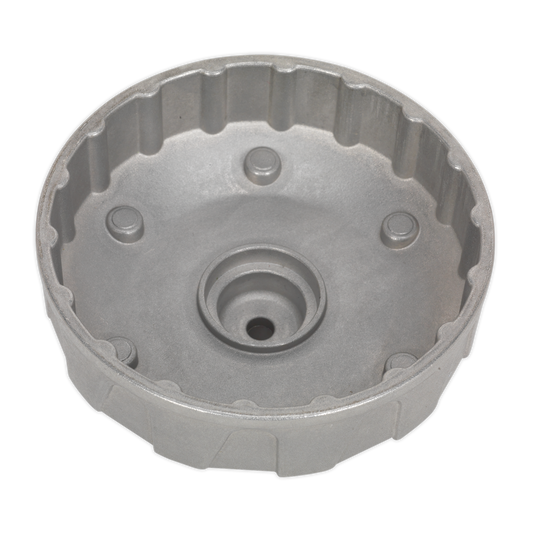 Sealey Ø96mm Oil Filter Cap Wrench 18 Flutes Crowned Top - Renault VS7115