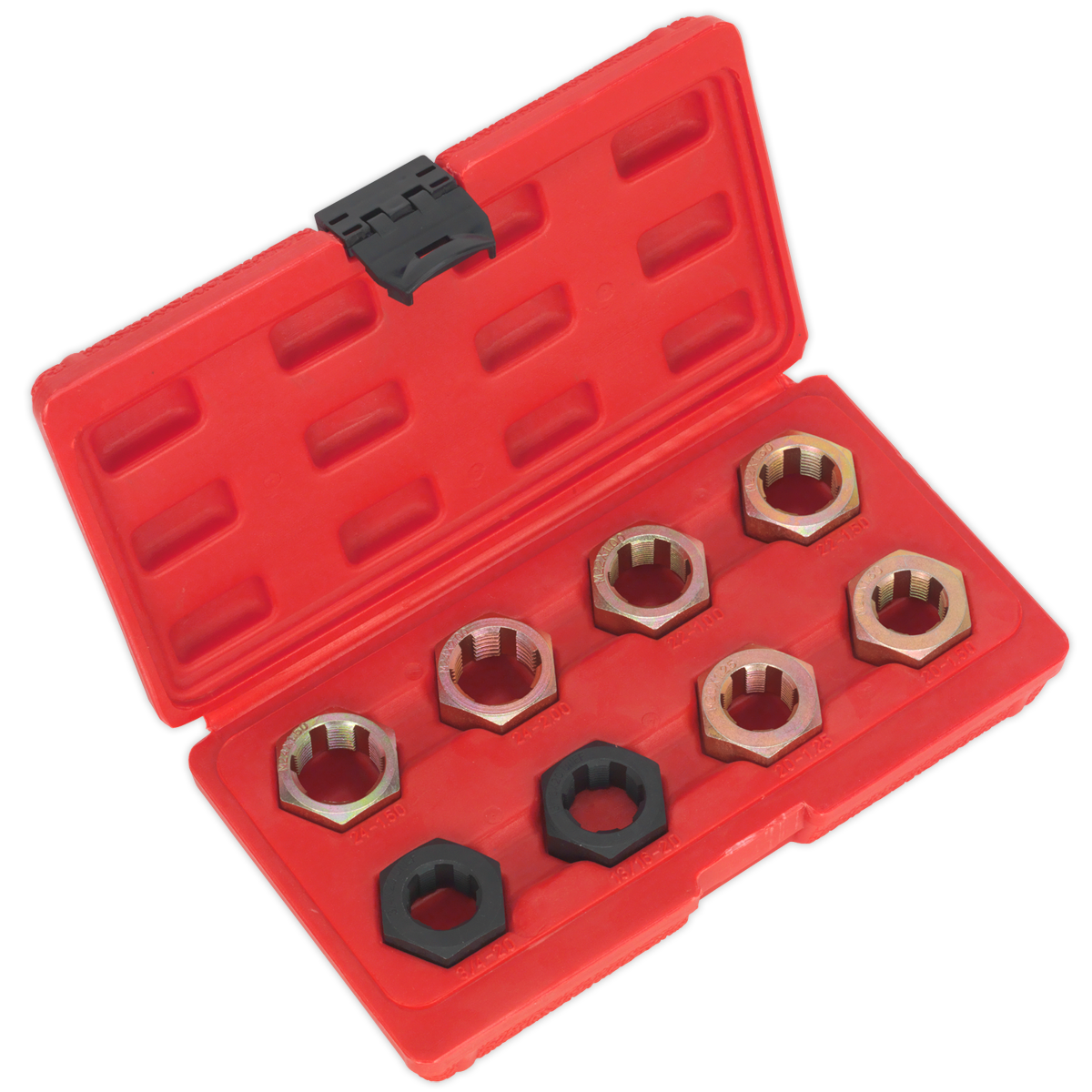 Sealey CV Joint Thread Chaser With Storage Case - 8 Pieces Workshop Kit VS715
