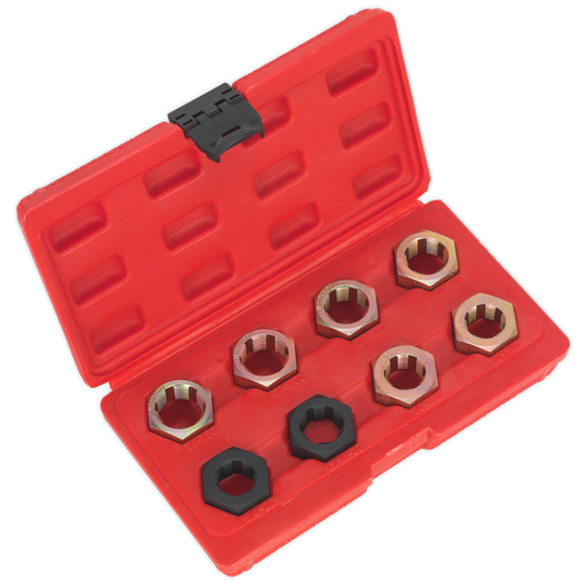 Sealey CV Joint Thread Chaser With Storage Case - 8 Pieces Workshop Kit VS715